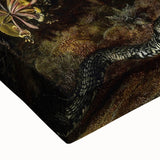 Dark Moody Wall Art - Forest Scene with Butterflies and Woodland Creatures