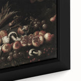 Dark Art Decor - Moody Still Life with Fruits and Rustic Elegance
