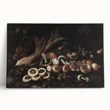 Dark Art Decor - Moody Still Life with Fruits and Rustic Elegance