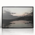 Timeless Dark Prints - Serene Lakeside at Dusk with Reflections