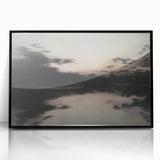 Timeless Dark Prints - Serene Lakeside at Dusk with Reflections