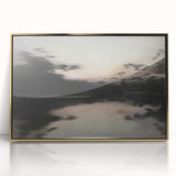 Timeless Dark Prints - Serene Lakeside at Dusk with Reflections