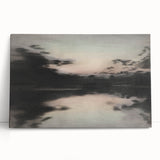 Timeless Dark Prints - Serene Lakeside at Dusk with Reflections