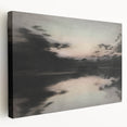 Timeless Dark Prints - Serene Lakeside at Dusk with Reflections