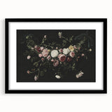Dark Moody Floral Wall Art - Timeless Dramatic Roses for Interior Decor