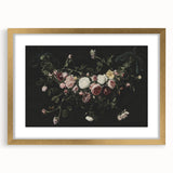 Dark Moody Floral Wall Art - Timeless Dramatic Roses for Interior Decor