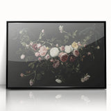 Dark Moody Floral Wall Art - Timeless Dramatic Roses for Interior Decor