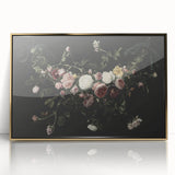 Dark Moody Floral Wall Art - Timeless Dramatic Roses for Interior Decor