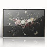 Dark Moody Floral Wall Art - Timeless Dramatic Roses for Interior Decor