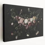 Dark Moody Floral Wall Art - Timeless Dramatic Roses for Interior Decor
