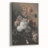 Dark Moody Wall Art - Dramatic Floral Arrangement for Elegant Interiors