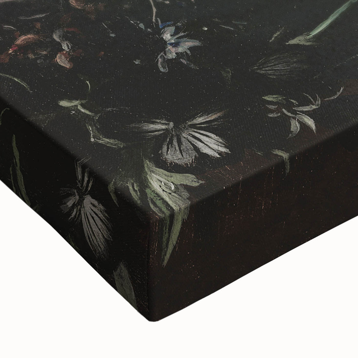Dark Moody Wall Art - Dramatic Floral Arrangement for Elegant Interiors