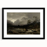 Moody Art Prints - Dramatic Stormy Landscape for Atmospheric Decor