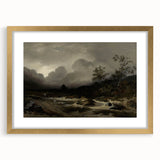 Moody Art Prints - Dramatic Stormy Landscape for Atmospheric Decor