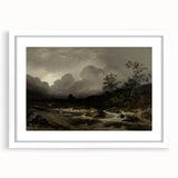 Moody Art Prints - Dramatic Stormy Landscape for Atmospheric Decor