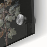 Dark Moody Wall Art - Intricate Botanical with Insects for Elegant Decor