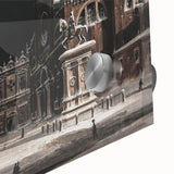 Moody Venetian Nightscape Wall Art - Dark Cityscape for Interior Decor