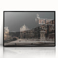 Moody Venetian Nightscape Wall Art - Dark Cityscape for Interior Decor