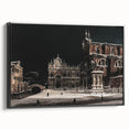 Moody Venetian Nightscape Wall Art - Dark Cityscape for Interior Decor