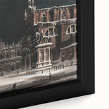 Moody Venetian Nightscape Wall Art - Dark Cityscape for Interior Decor