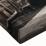 Moody Venetian Nightscape Wall Art - Dark Cityscape for Interior Decor