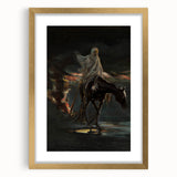 Dark Moody Wall Art - Dramatic Horse and Rider | Timeless Dark Prints