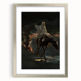 Dark Moody Wall Art - Dramatic Horse and Rider | Timeless Dark Prints