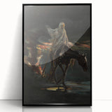 Dark Moody Wall Art - Dramatic Horse and Rider | Timeless Dark Prints
