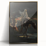 Dark Moody Wall Art - Dramatic Horse and Rider | Timeless Dark Prints