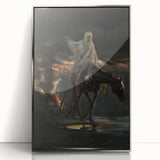 Dark Moody Wall Art - Dramatic Horse and Rider | Timeless Dark Prints