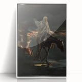 Dark Moody Wall Art - Dramatic Horse and Rider | Timeless Dark Prints