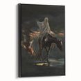 Dark Moody Wall Art - Dramatic Horse and Rider | Timeless Dark Prints