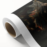 Dark Moody Wall Art - Dramatic Horse and Rider | Timeless Dark Prints