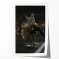 Dark Moody Wall Art - Dramatic Horse and Rider | Timeless Dark Prints