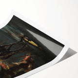 Dark Moody Wall Art - Dramatic Horse and Rider | Timeless Dark Prints