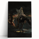 Dark Moody Wall Art - Dramatic Horse and Rider | Timeless Dark Prints