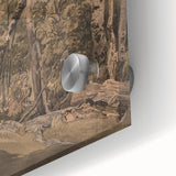 Dark Moody Wall Art: Atmospheric Forest Scene for Dramatic Interior Decor