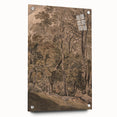 Dark Moody Wall Art: Atmospheric Forest Scene for Dramatic Interior Decor