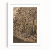 Dark Moody Wall Art: Atmospheric Forest Scene for Dramatic Interior Decor