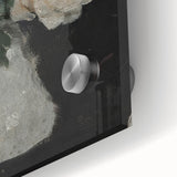 Dark Moody Wall Art - Minimalist Floral Vase for Elegant Home Decor