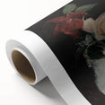 Dark Moody Wall Art - Minimalist Floral Vase for Elegant Home Decor