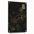 Dark Moody Wall Art - Nest with Blue Eggs for Natural Interior Decor