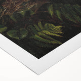 Dark Moody Wall Art - Nest with Blue Eggs for Natural Interior Decor