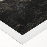 Timeless Rural Cottage Scene - Dark Moody Art for Interior Elegance