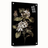 Dark Moody Wall Art: Timeless Botanical Art Print with Dramatic Tones