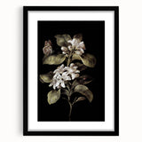 Dark Moody Wall Art: Timeless Botanical Art Print with Dramatic Tones
