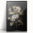 Dark Moody Wall Art: Timeless Botanical Art Print with Dramatic Tones