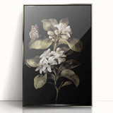 Dark Moody Wall Art: Timeless Botanical Art Print with Dramatic Tones