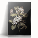 Dark Moody Wall Art: Timeless Botanical Art Print with Dramatic Tones