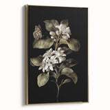 Dark Moody Wall Art: Timeless Botanical Art Print with Dramatic Tones